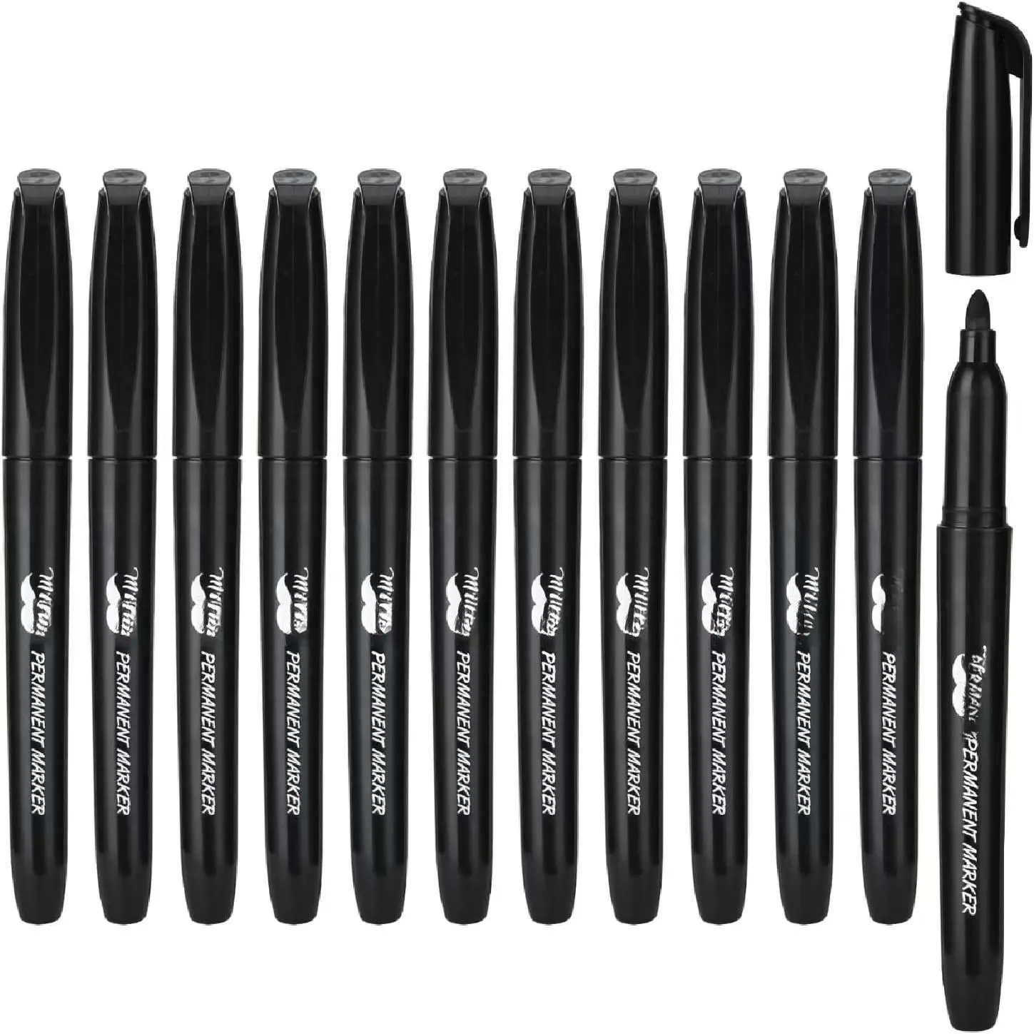 - Permanent Markers, 12 Pack, Black, Fine Tip, Black Markers | Fine Tip Markers