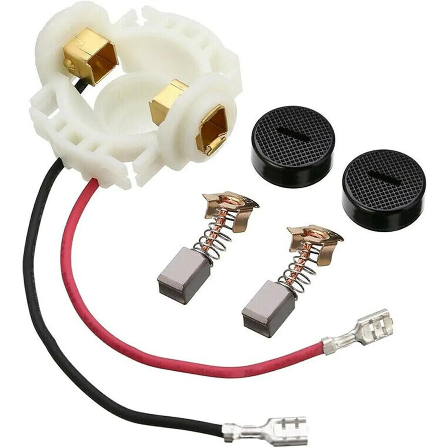Carbon Brush Holder Kit Caps with Brushes Compatible with Makita BGA450 BGA452 DGA452 643954-4 CB430 Angle  Carbon Brush Holder Tool Accessories