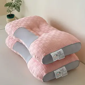 Luxury Hotel Pillow Core, High-Quality Fiber Filling, Ergonomic Neck Pillow, Plush 3D Pillow Core, Comfortable Sleep, Cloud-Like Waffle Massage Pillow