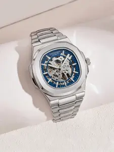 Luxury Automatic Watch, Waterproof Night Glow, Butterfly Buckle Strap, Men's Mechanical Wristwatch, Fashionable Casual, High-Quality Affordable