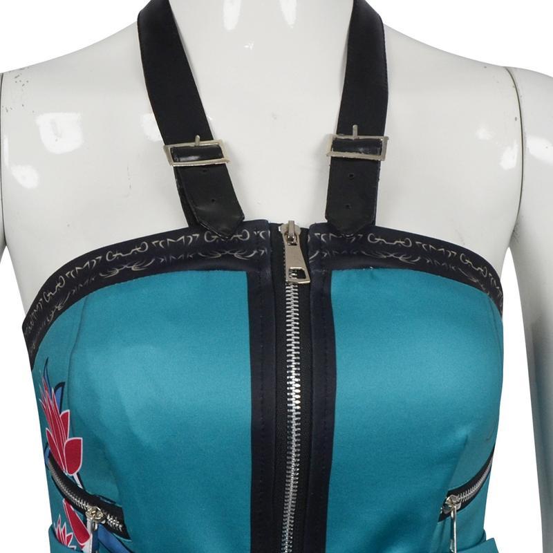 Anime Cosplay Costume Suit for KPop Demon Zoey Halloween Carnival Party Roleplay Accessories Women Uniform Props Print Outfit