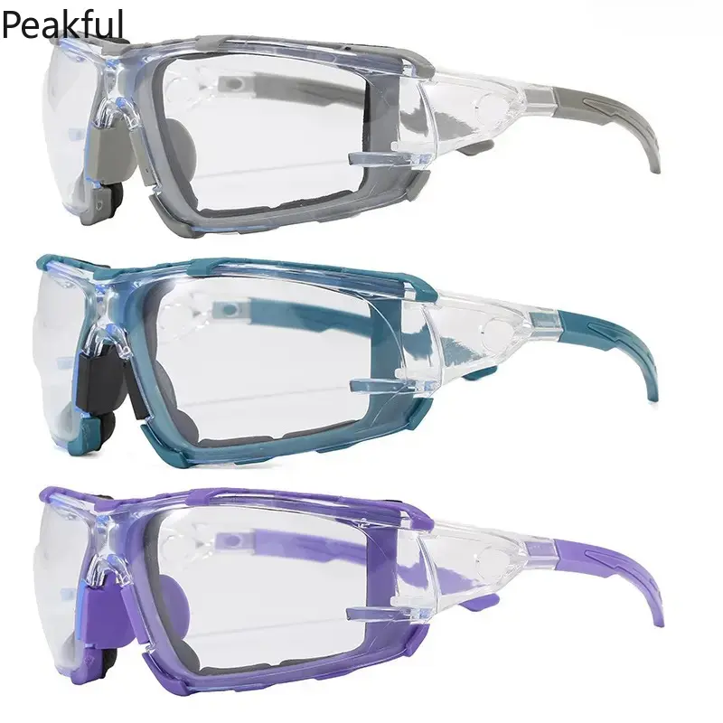 360° Gasket Safety Glasses Men's Anti-Fog, Polycarbonate Impact Lenses with UV400 Protection, Dust-Seal Wrap Eyewear for Construction & Mowing, RX-Prepared, Heavy-Duty Work & Sport Combo.