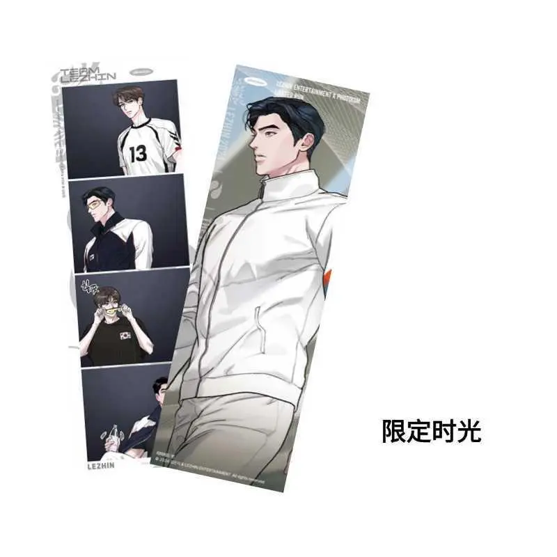 13 Pcs/Set Korean Manhwa Paper Bookmark Comic Characters Book Holder Message Card Cosplay Gift