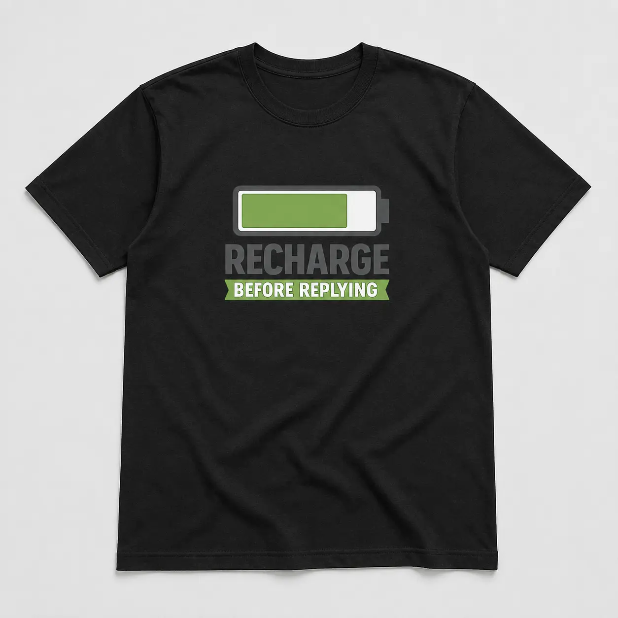 Social Battery Recharge Graphic T-Shirt