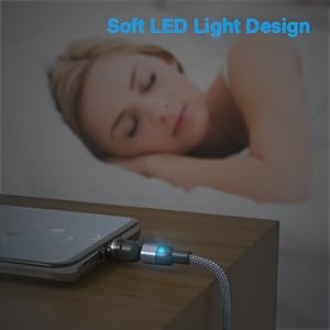 Magnetic Charging Cable 4 Pack (3.3ft/6.6ft/6.6ft/10ft), 540 Degree Rotating Magnet Phone Charger Cable, 3 in 1 Nylon Braided Magnetic USB Cable for Micro,Type C and iProduct Device Magnetic Charging Cable 4 Pack (3.3ft/6.6ft/6.6ft/10ft), 540 Degree Rotating Magnet Phone Charger Cable, 3 in 1 Nylon Braided Magnetic USB Cable for Micro,Type C and iProduct Device