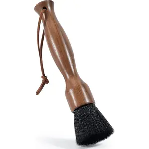 Coffee Grinder Cleaning Brush, Fluffy & Soft Bristles Coffee Brush and Walnut Wood Handle, Espresso Machine Brush Cleaner Tool for Barista Home Kitchen