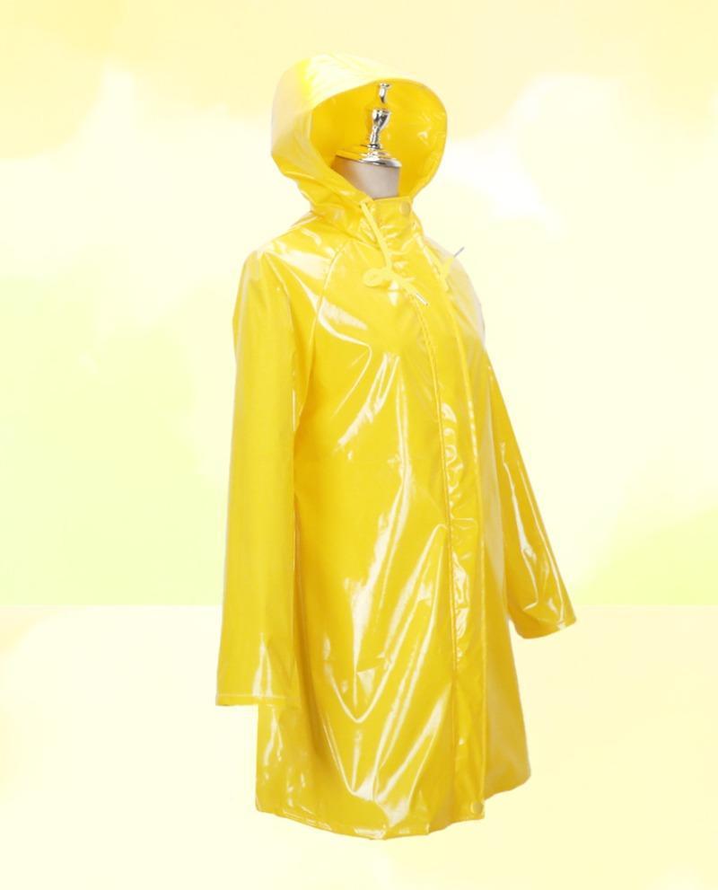 Movie Coralin Cosplay Costume Wybie COS Coat Adult Halloween Dress Up Party Yellow Raincoat Jacket Anime Cartoon Costume Wig