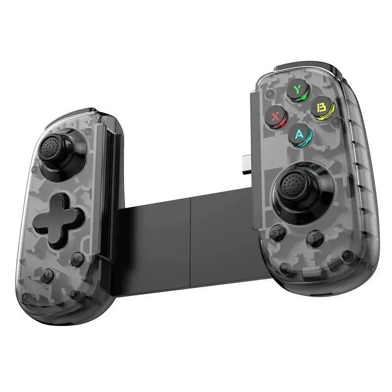 Wireless Stretching Mobile Game Controller with Hall Effect Joystick, Zero Latency Phone Gamepad with Dual Vibration Motor & Quick Trigger, Ergonomic Lightweight Gaming Controller for Android iOS Mobile Phones extends playtime，enhance gaming，father's day