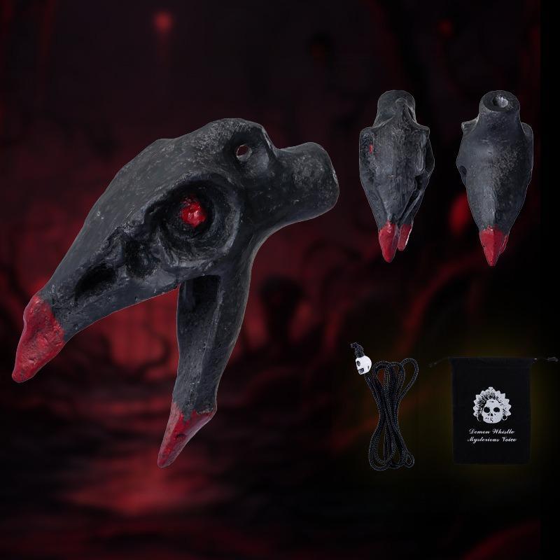 Aztec Death Whistle, 1 Count Unique & Loud Aztec Death Whistle, Human Sounding Screams Whistle, Festival Costumes Gift