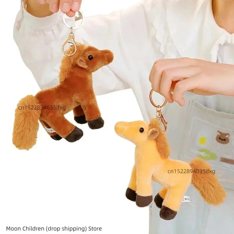 Unisex New Horse Plush Pendant Stuffed Toy - Keychain, Living Room Home Decoration, Kids' Birthday Gift (Key Accessory for Stress Relief Classic & Novelty Toys Collection)