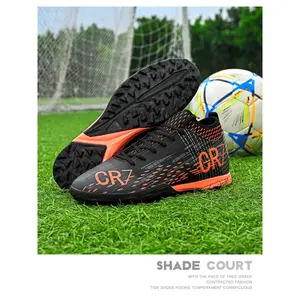 New Unisex Soccer Shoes, Ag Long and Short Studs, Anti-Slip Training Boots, Outdoor Grass Field, Professional Football Cleats, Low Top