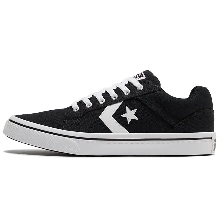 Converse El Distrito 2.0 Canvas Sneakers for Men and Women – Comfortable, Versatile, Low-Top, Black Verifiable, with credentials and supporting global authentication