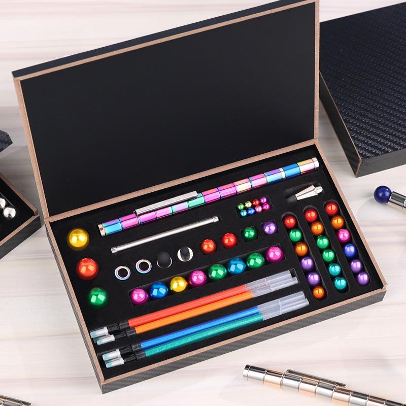 Black Technology Transformable Magnetic Pen Student Stress Relief Magnetic Levitation Multifunctional Magnet Pen Magnetic Toy Black Technology Transformable Magnetic Pen Student Stress Relief Magnetic Levitation Multifunctional Magnet Pen Magnetic Toy