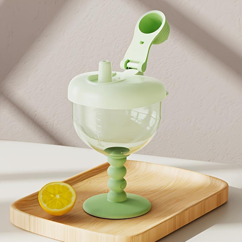 Spill-Proof Goblet Sippy Cup with Lid, Anti-Fall Reusable Cup for Juice, Milk & Drinks, Ideal Party Cup for Kids & Adults