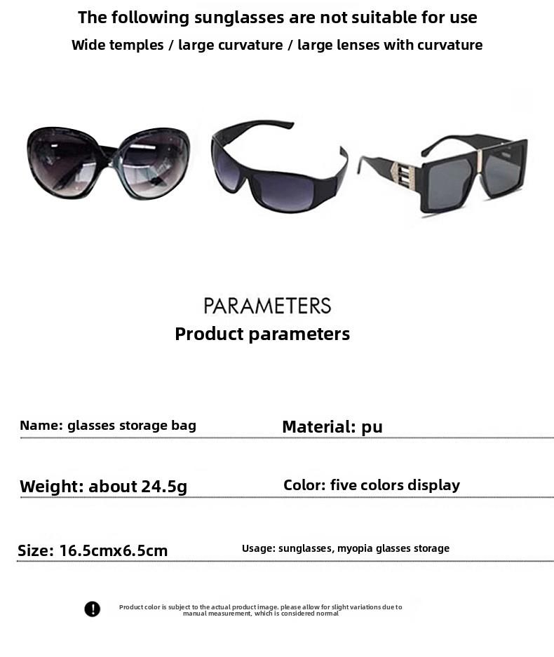 Sunglasses Case with Wrist Strap – Hard Shell Protective Eyewear Pouch, Portable Travel Glasses Holder, Pressure Resistant Storage Bag for Women Men