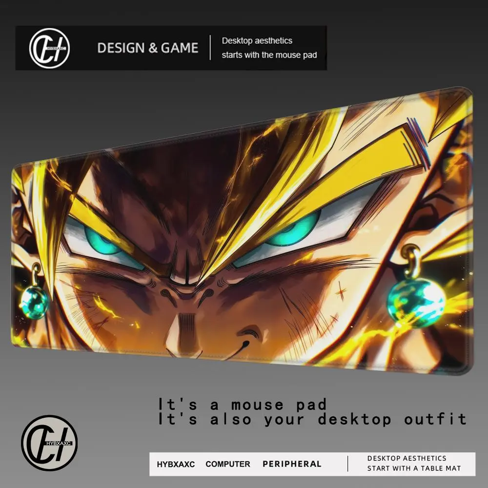 Mouse Pad Anime Gamer Mouse Pads Gaming Accessories Varmilo Keyboard PC Computer Desk Mat XXL Carpet DBZ Dragon Ball Mousepad Desk Matt Mouse Pads For Desk