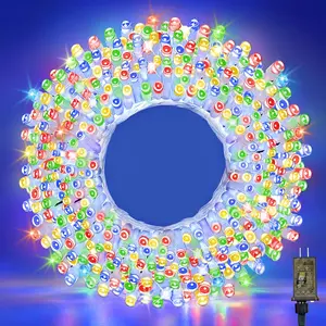 210 LED 4-Color Outdoor Easter String Lights, Seasonal Fairy Lights with 8 Modes,  Indoor Outside Decoration Lighting for Christmas, Parties, Wedding, Patio,  Year(70FT)