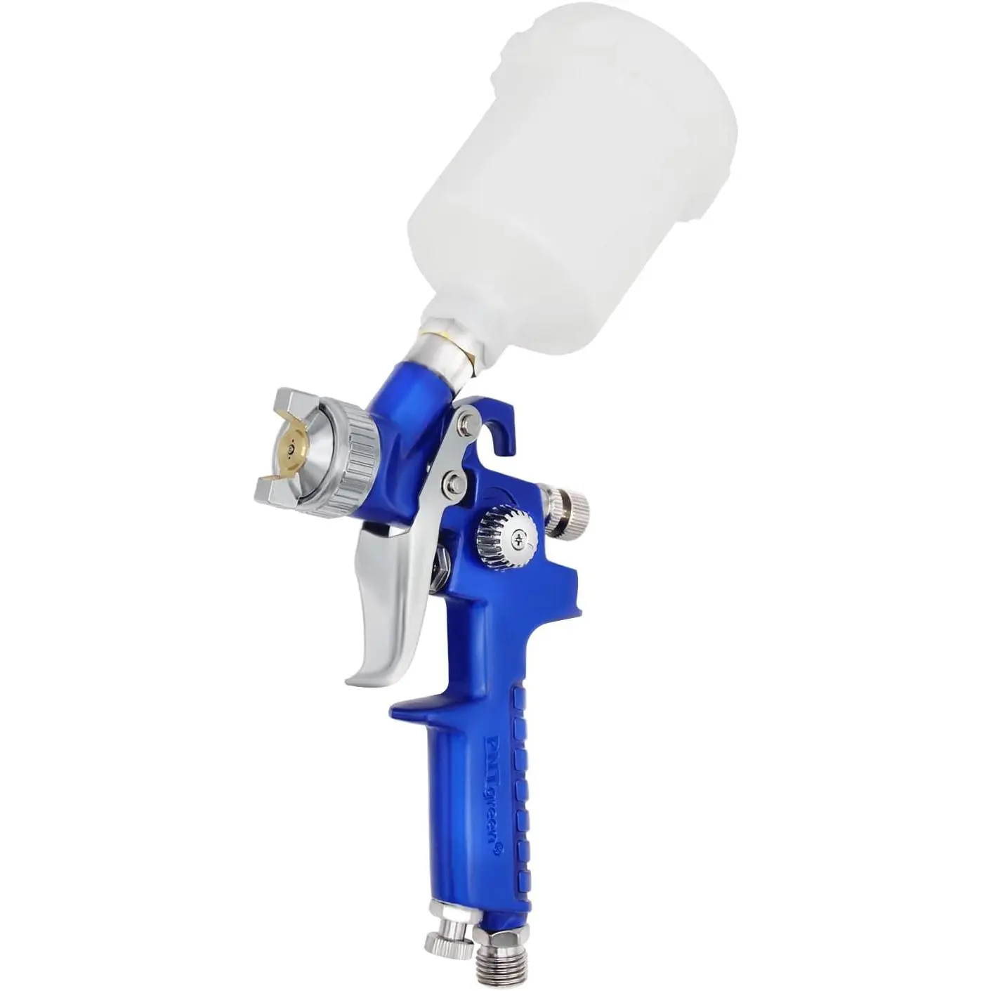 HVLP Mini   Air  Sprayer with 0.8 mm Nozzle, 125 cc Capacity Cup Gravity Feed    for House Painting, Automotive and Furniture Painting…
