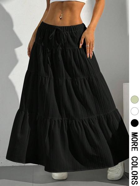 1 piece white bow Valentine's Day date sweet casual dress skirt