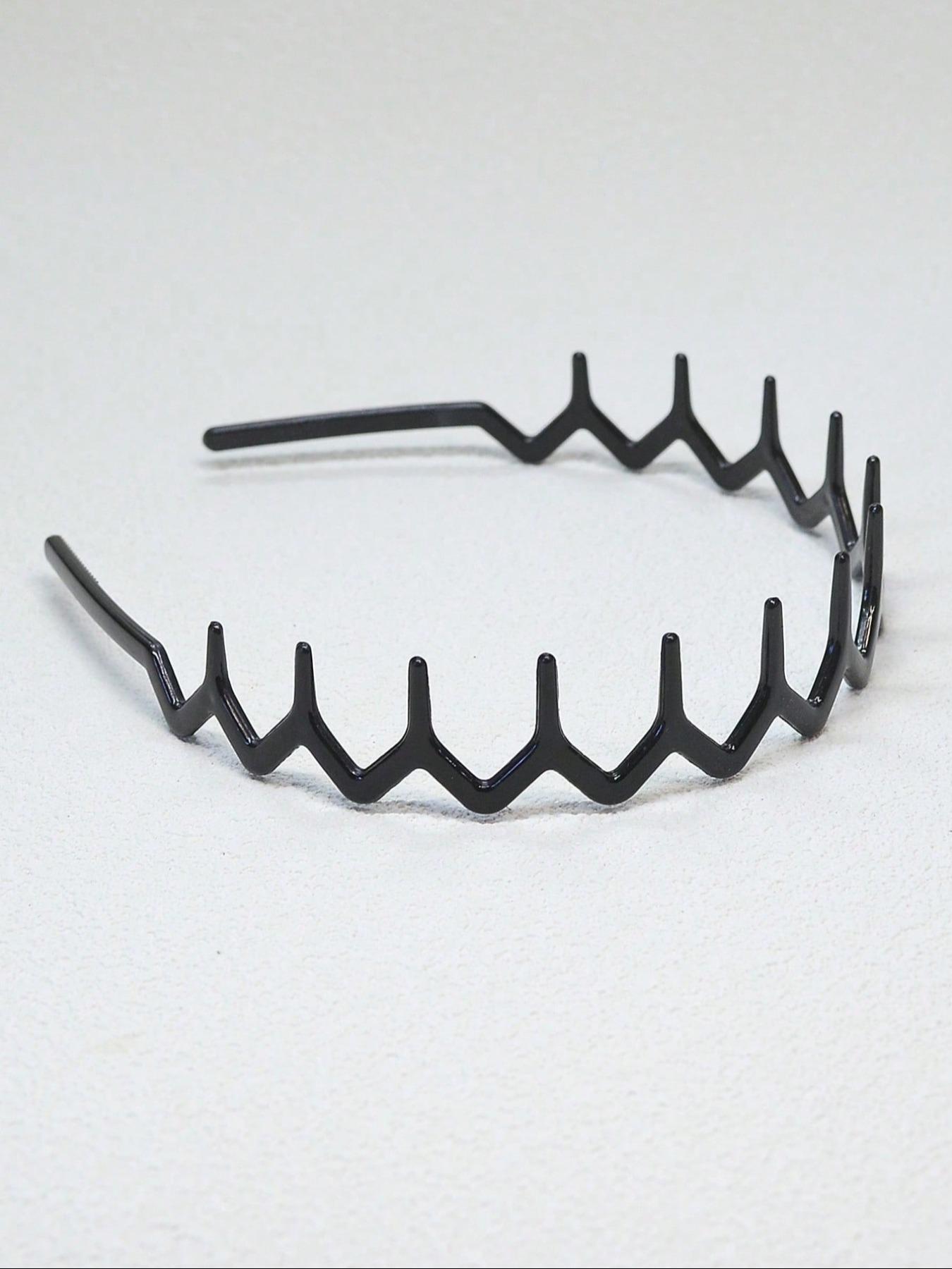 Wave Design Hair Hoop, Casual Versatile Hair Accessories for Women & Girls, Minimalist Headwear Suitable for Thick Hair, Zigzag Headband, Zig Zag Headbands
