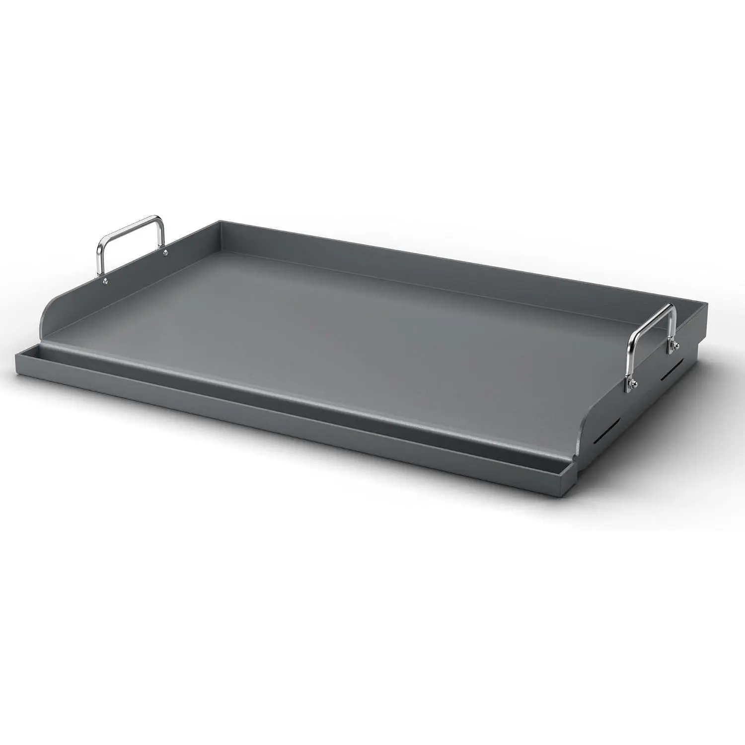 25” x 16” Heavy-Duty Flat Top Griddle, Griddle for Gas Grill and Gas Stove, Universal Stove Top Griddle Fits Weber, Blackstone, Charbroil and More