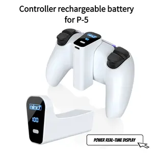 Ps5 Controller 2000mah Backup Battery Pack, Playstation Accessories, LED Percentage Display, Long Lasting, Fast Charging, Portable Design, Essential for Gamers