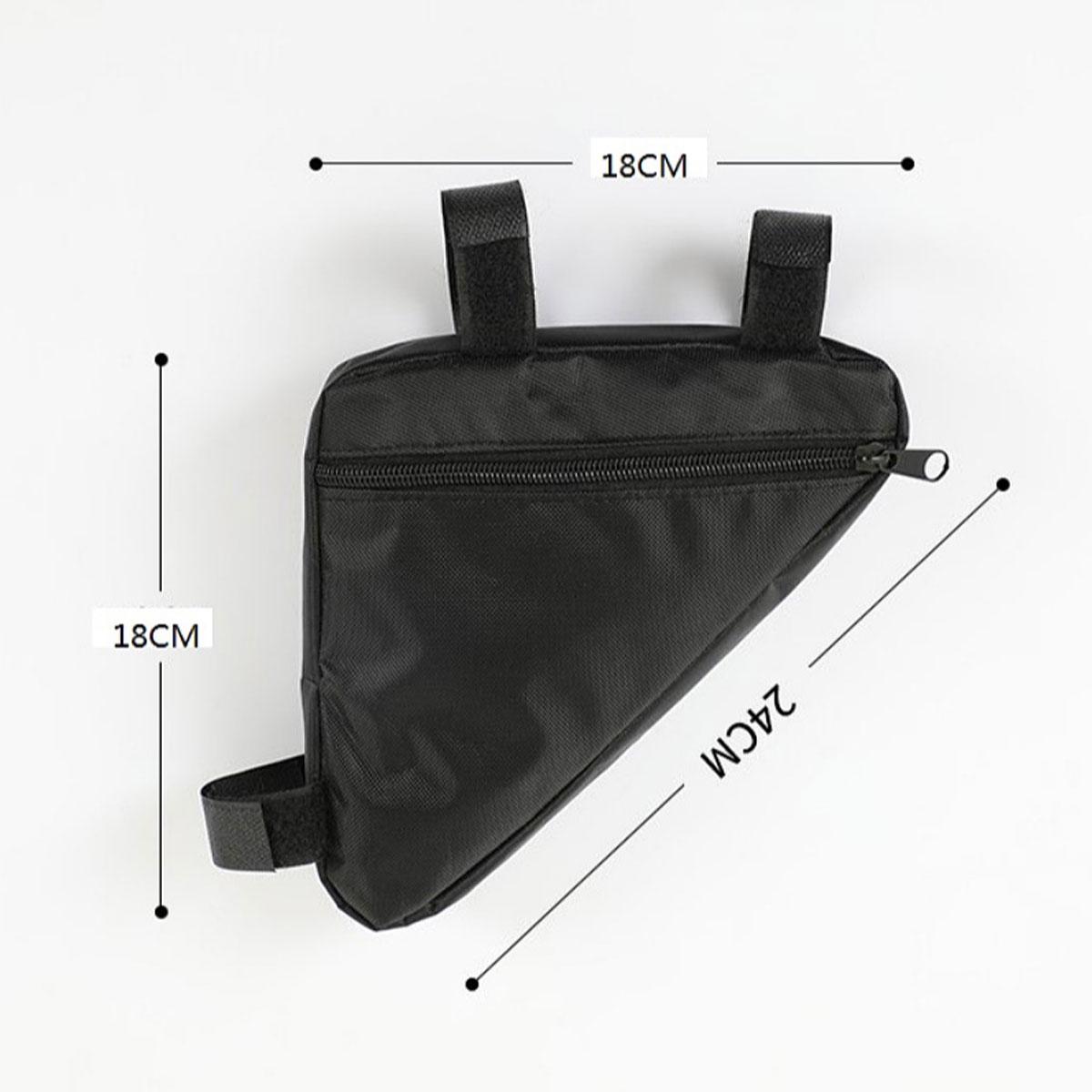 Mountain Bike Triangular Bag Bicycle Front Frame Handle Handbag Phone Bag Flashlight Bag Road Bike Triangular Bag Waterproof Bag