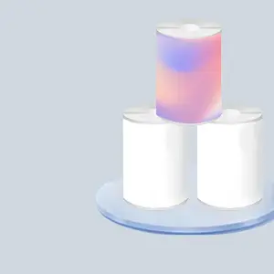 3 Rolls of Thermal Printing Paper for NELKO PM220/PM110 Phomemo M110/M220, Waterproof and Oil Resistant Kitchen Labels, 100 Sheets per Roll, 50x80mm