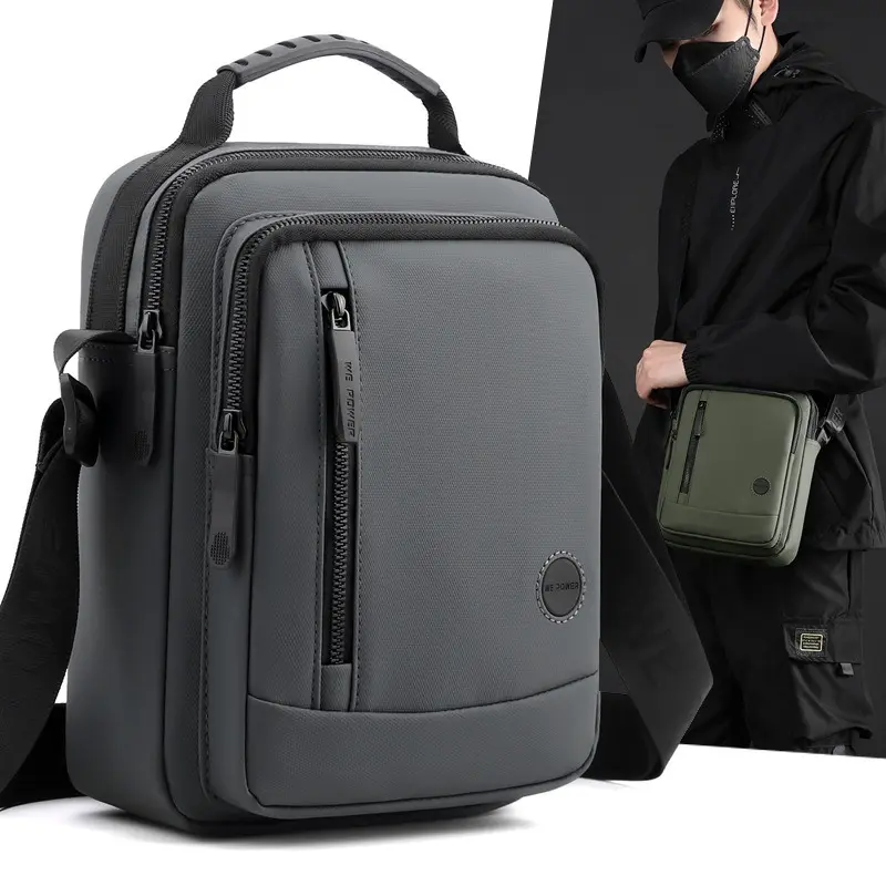 New Men's Shoulder Bag Fashion Casual Portable Crossbody Bag Large Capacity Outdoor Men's Bag