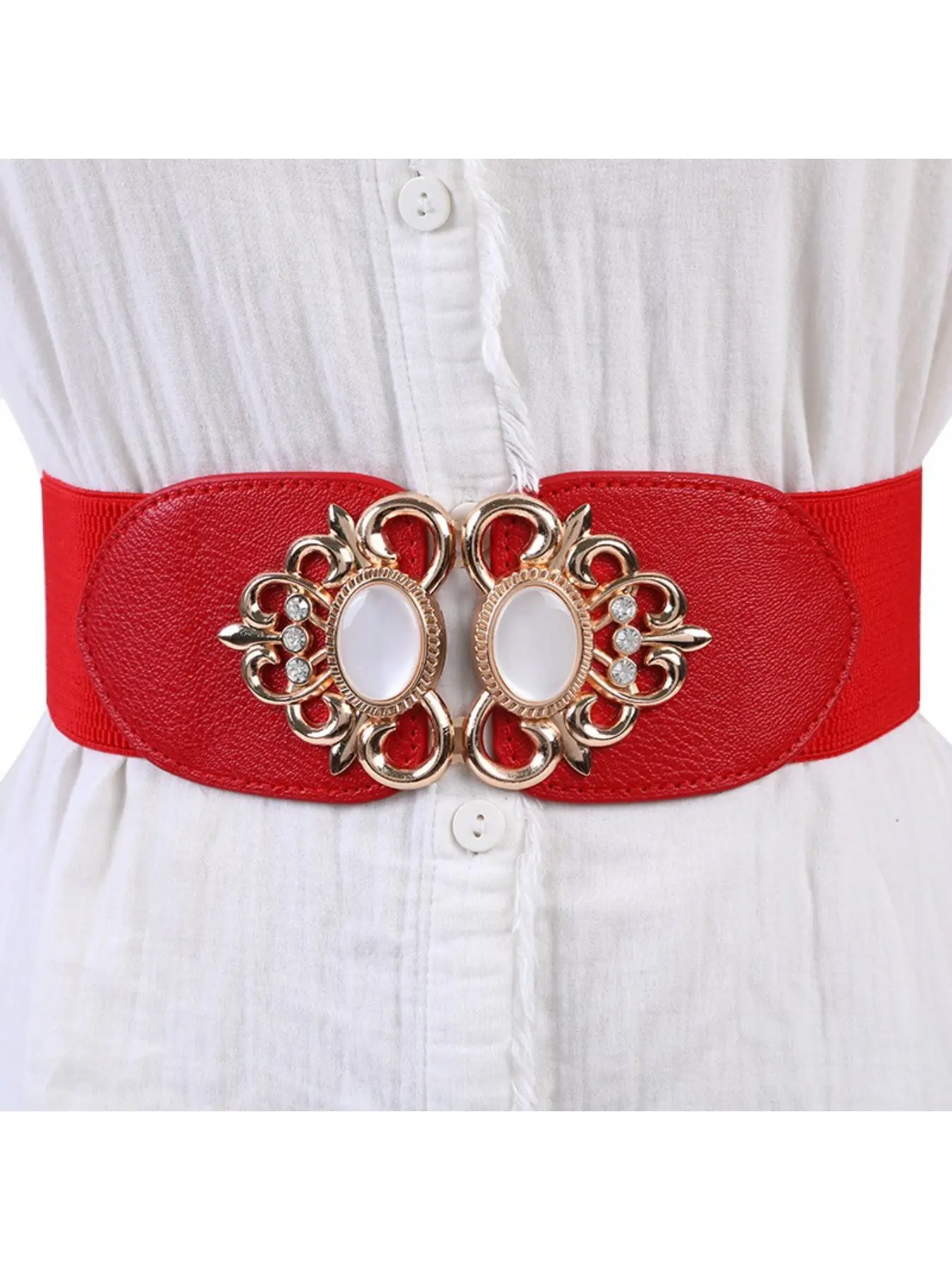 New casual wide waistband, women's elastic waistband, dress, dressing, decorative waistband, Boho Waist Belt