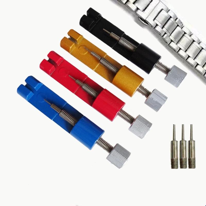 Watch Link Removal Kit, Tools to Adjust and Remove Bracelets, Pin Remover for Sizing Strap, Watch Band Adjustment Tool Kit with Extra Replacement