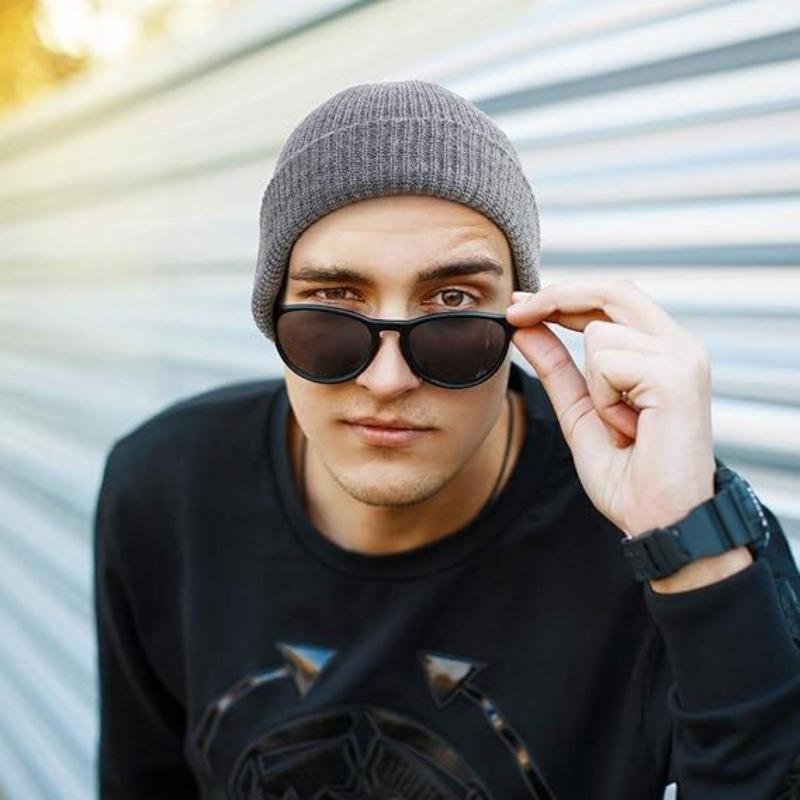 Large Size 2 or 4 Piece Fisherman Beanie for Men Hat Short Knit Cuff Beaniess Trawler Beanie Watch Hat Roll up Edge Skullcap Unisex