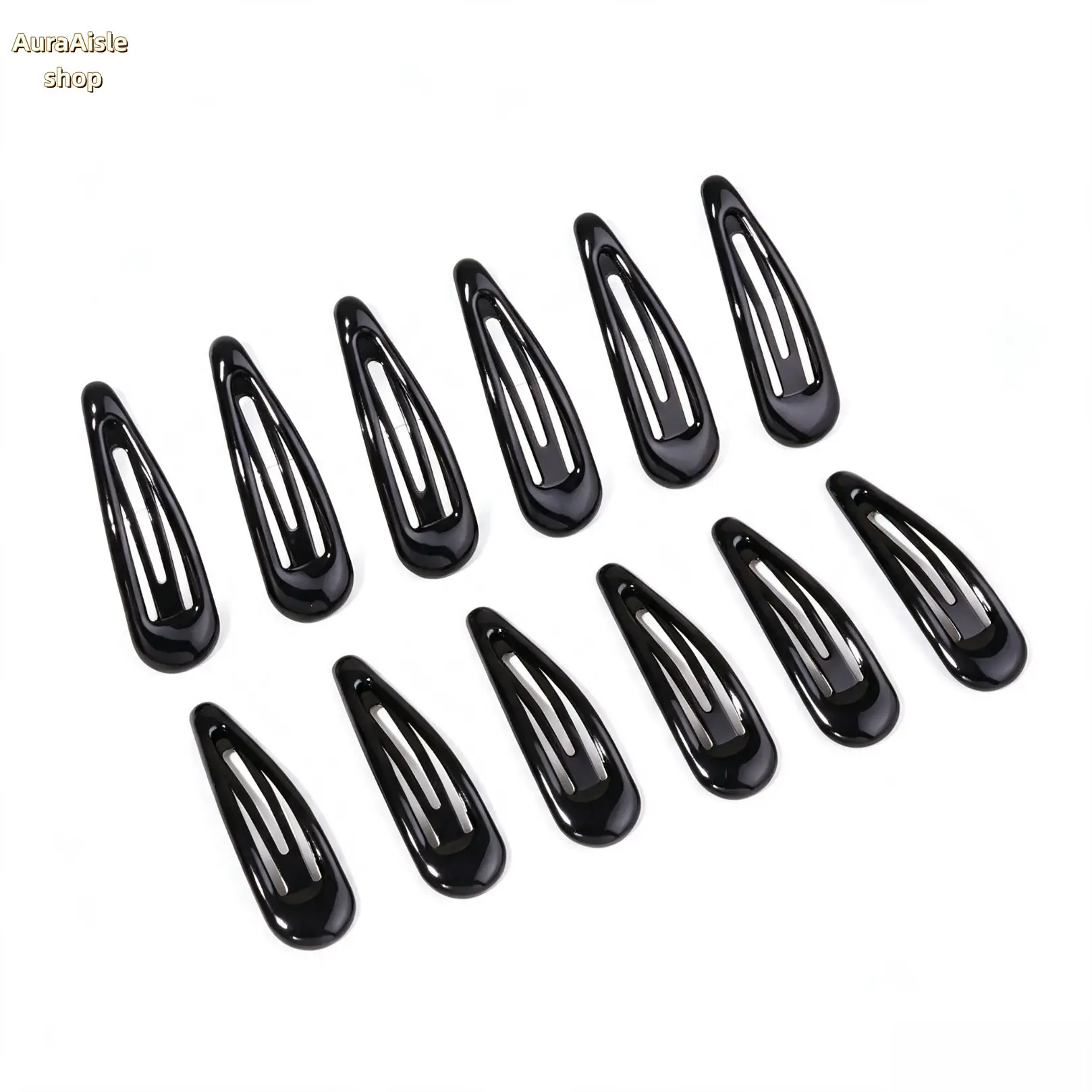 12Pcs Women’s Minimalist Plain Flat Hair Clips, Sleek Solid Color Side Bangs Barrettes, Smooth Anti‑Scratch Hair Accessories, Practical All‑Season Headwear For Daily Casual Outfit, Simple Basic Hair Pins For Girls And Ladies