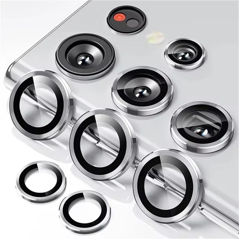 Tempered Glass Camera Lens Protector, Phone Camera Lens Protective Film, Phone Accessories Compatible with Samsung Galaxy S24 Ultra S23 Ultra, Mobile Phone Lens, Smartphone Camera Accessories