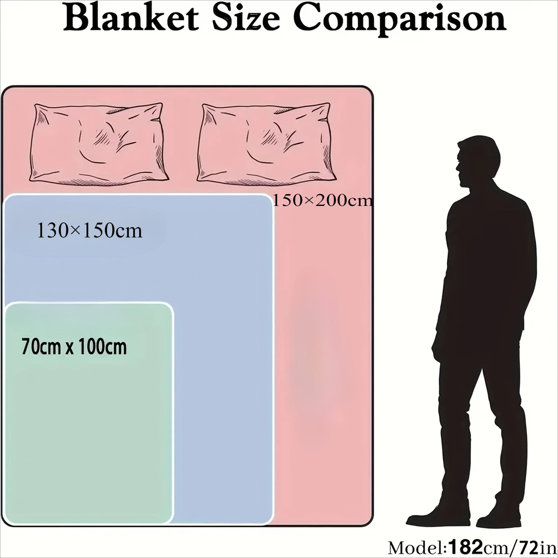 Romantic Ocean Style Whale Shark Pattern Warm Blanket Children Adult Nap Blanket Soft And Comfortable Suitable For All Seasons