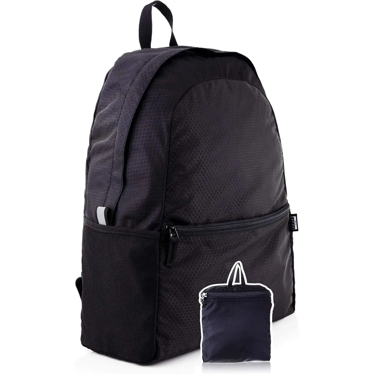 Foldable Backpack - Compact Packable Day Pack - Includes Lifetime Lost & Found ID
