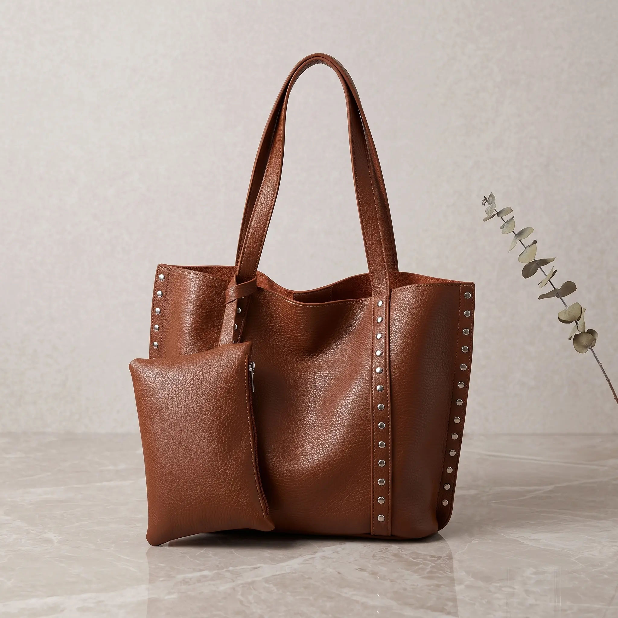 Large Tote Bag For Women Stylish Commuter Work Bag Soft PU Shoulder Bag Roomy Everyday Essential Brown Khaki Coffee Black Casual Handbag