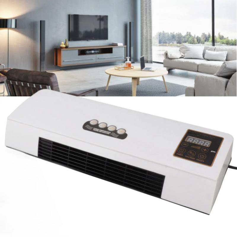 Wall Mount Heater Dual Use Highly Efficient Wide Angles Mobile Small Conditioner US Plug 110V
