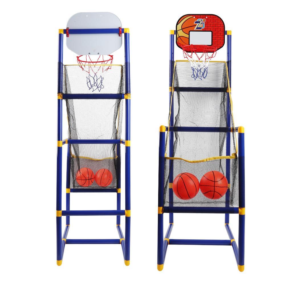 Two-Player Basketball Shooting Machine, Removable Hoop Frame, Indoor & Outdoor Use, Competitive Sports Game Equipment
