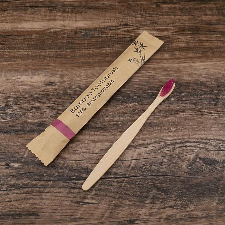 set de cepillos de Bambu ecologicos y 100% Biodegradables Toothbrush Comfort Oral