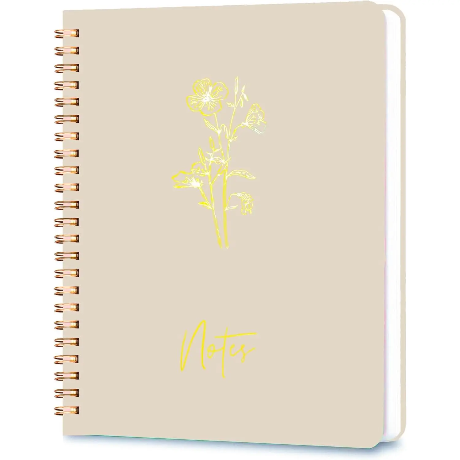 Lined Spiral Journal Notebook for Women & Men,A5 Journaling Notebooks for Work& Note Takin,Journals for Writing, A lovely notebook for recording life. (.)