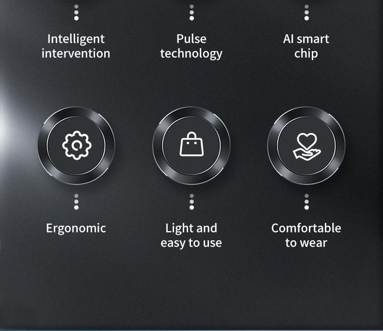 1 piece Intelligent Monitoring Anti-Snoring Chin Strap Adjustable Anti-Snoring Belt Prevents Snoring