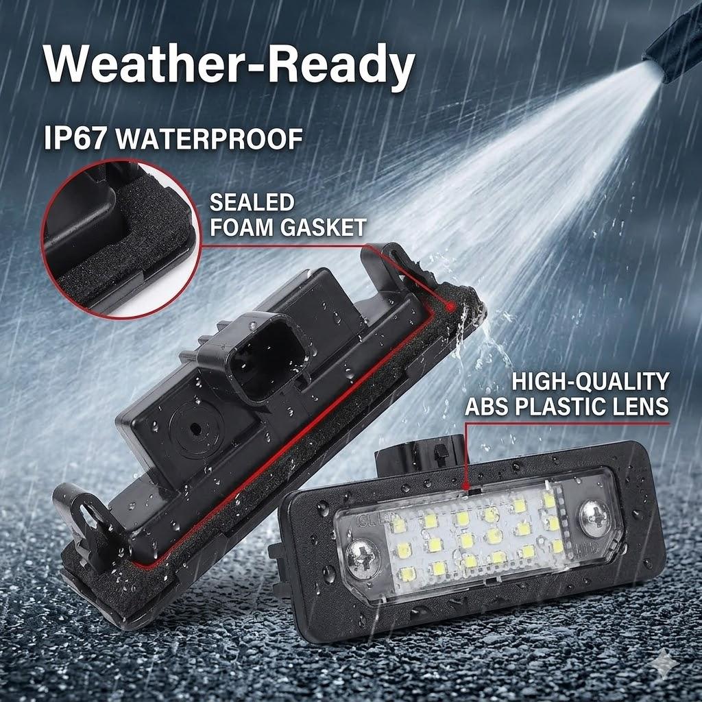 LED License Plate Light Assembly Compatible with Ford Mustang 2010-2014 Fusion 2006-2012 Taurus 2010-2019 Focus Flex Lincoln MKZ MKX MKS MKT Mercury Milan 2Pcs 6000K White Tag Lamp Replacement Plug and Play LED License Plate Light Assembly Compatible with Ford Mustang 2010-2014 Fusion 2006-2012 Taurus 2010-2019 Focus Flex Lincoln MKZ MKX MKS MKT Mercury Milan 2Pcs 6000K White Tag Lamp Replacement Plug and Play