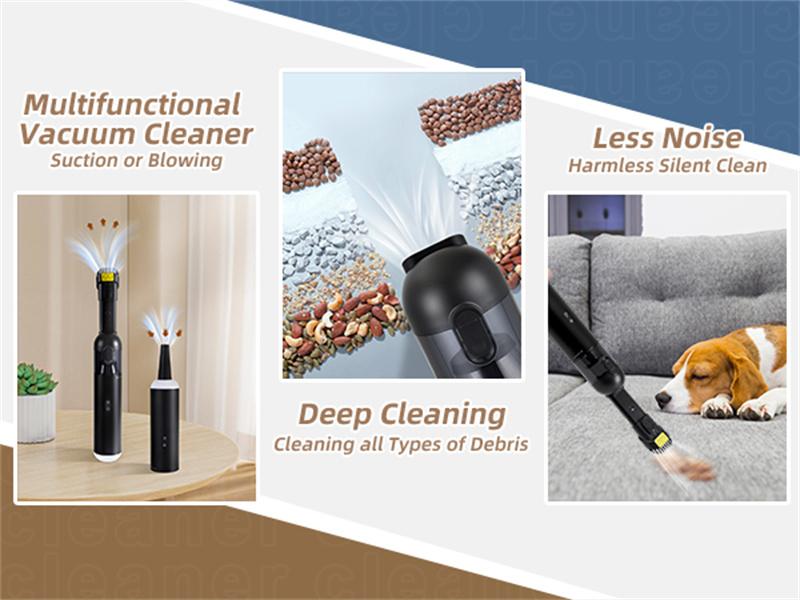 Shell Multifunctional Car Vacuum Cleaner 10kPa Outdoor Suction Blowing And Charging Integrated Car Vacuum Cleaner