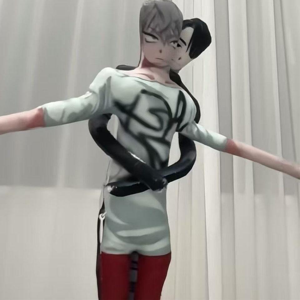 Anime Alien Stage Ivan Till Cosplay Doll Stuffed Dolls Funny Abstract Twistable Shape Room Decoration Figure Accessories