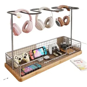 Headphone Stand Headset Hanging Rack Controller Organizer Desktop 25cm