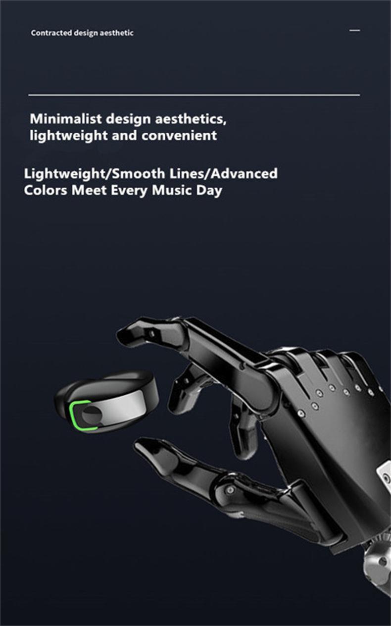 Earphone Clip Wireless Bluetooth Headphone Bone Conduction Headset High Quality Auriculares Sport Noise Canceling with Mic