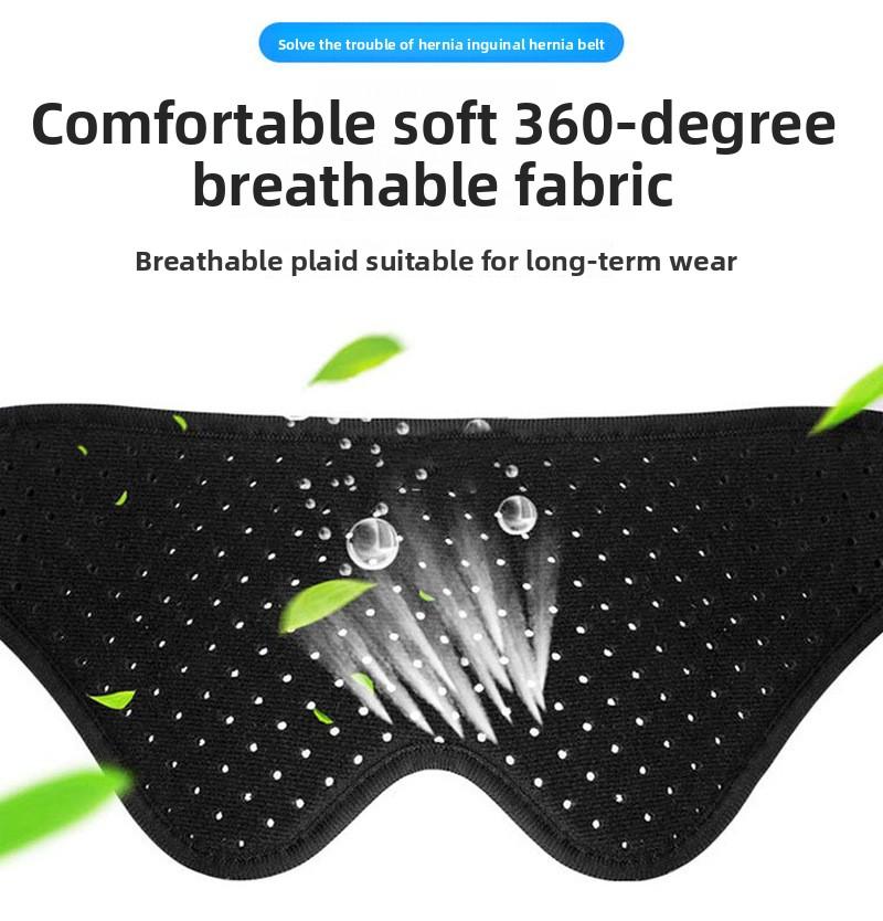 Adult inguinal hernia belt, small intestinal hernia oblique hernia fixation belt, intestinal hernia waist belt, adjustable protective fixation waist belt