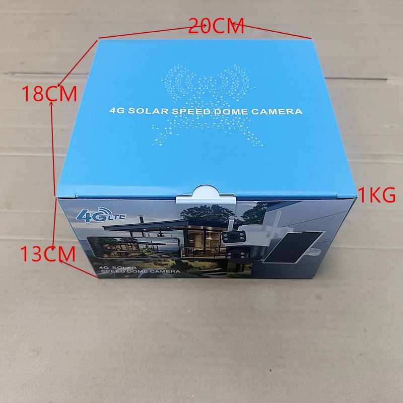 WiFi camera, power-free monitor, outdoor waterproof, high-definition, remote control via mobile phone, card-insertable dome camera