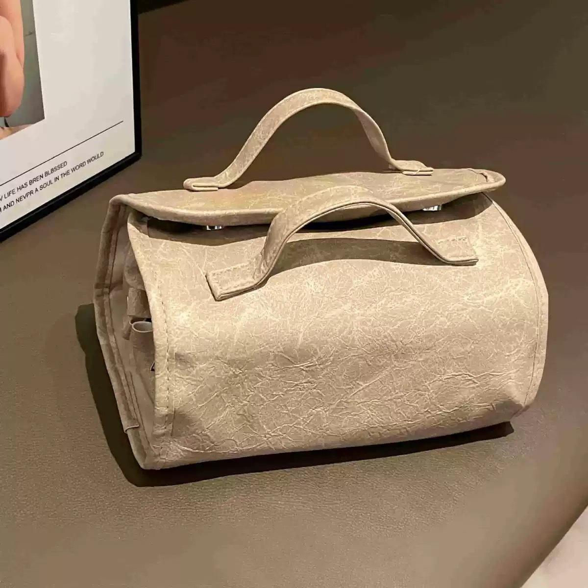 New 4-in-1 Makeup Bag - Detachable, Foldable, Large Capacity - Perfect Travel & Outdoor Toiletry Organizer